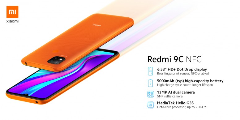 Телефон Xiaomi Redmi 9c 64 Гб