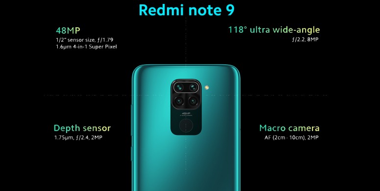 Redmi Note 9 Al Quad Camera
