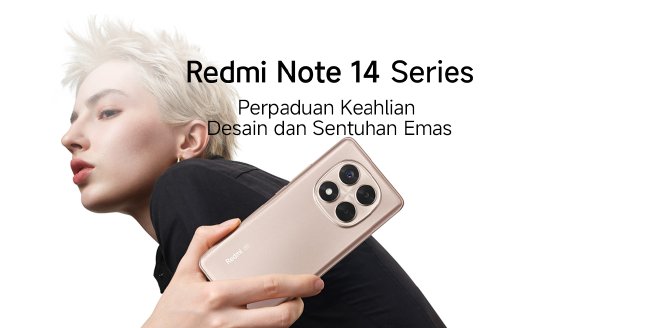 Video Cover Image Redmi Note 14 Series dalam Balutan Sand Gold