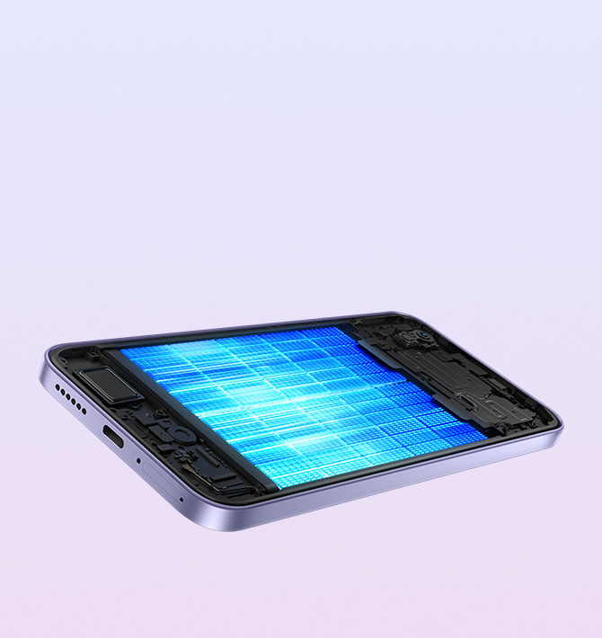 Pin 7700mAh¹ với sạc nhanh turbo² 45W