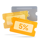 5% 신규 회원 웰컴 쿠폰