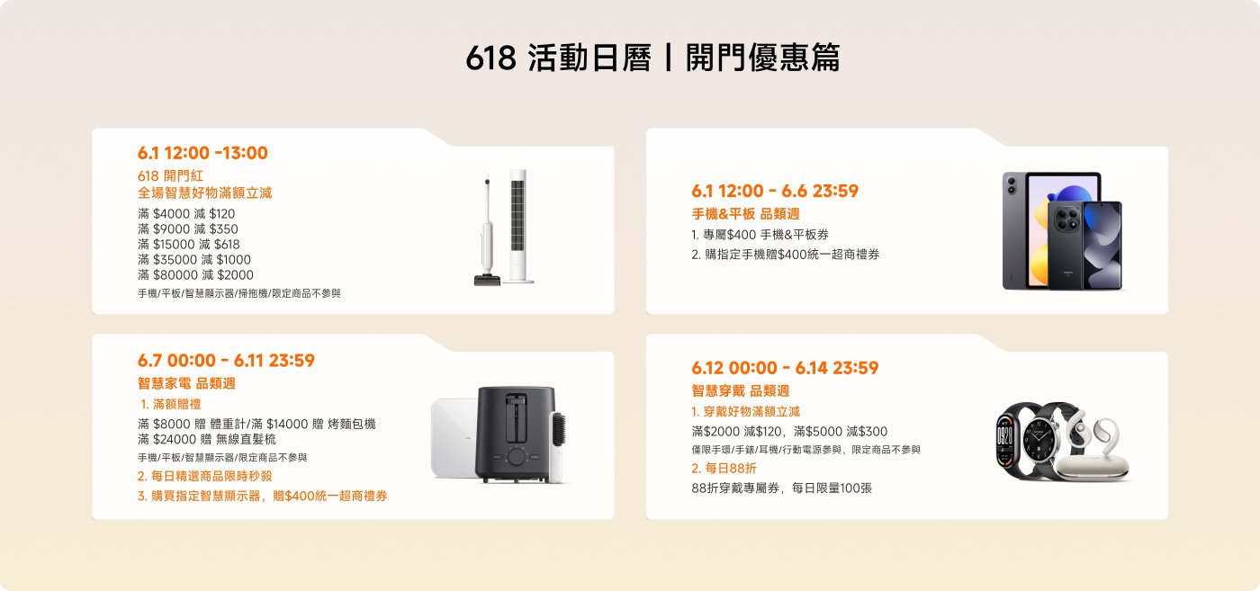 全程狂歡,優惠接力