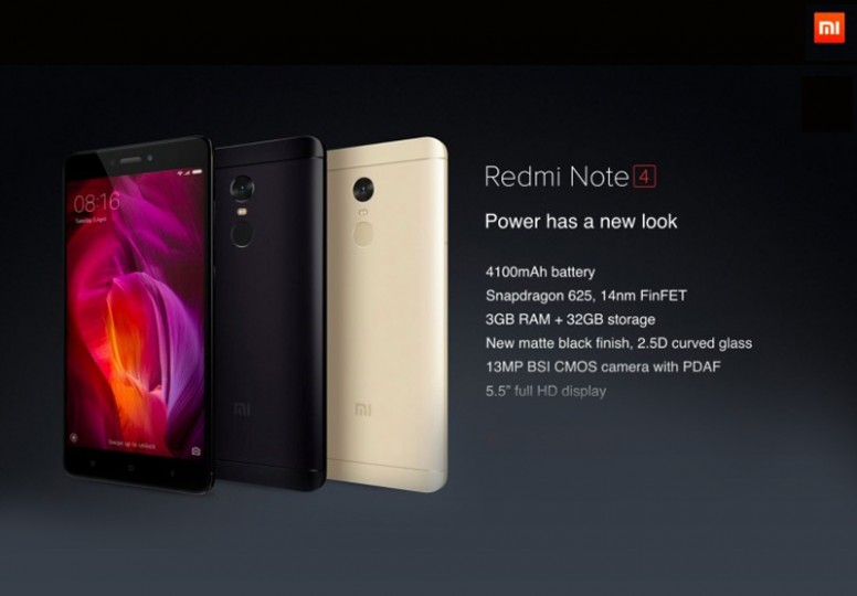 Redmi Note 4 X