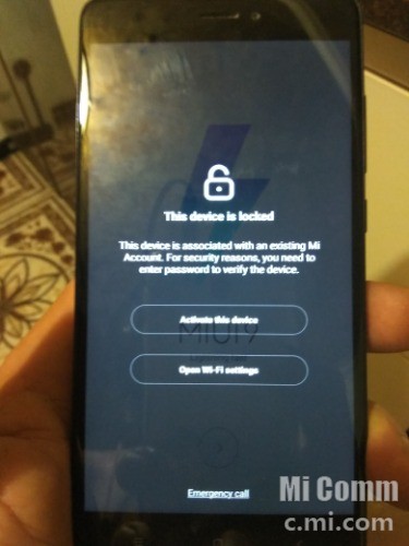 Xiaomi Redmi Pro Mi Account Unlock