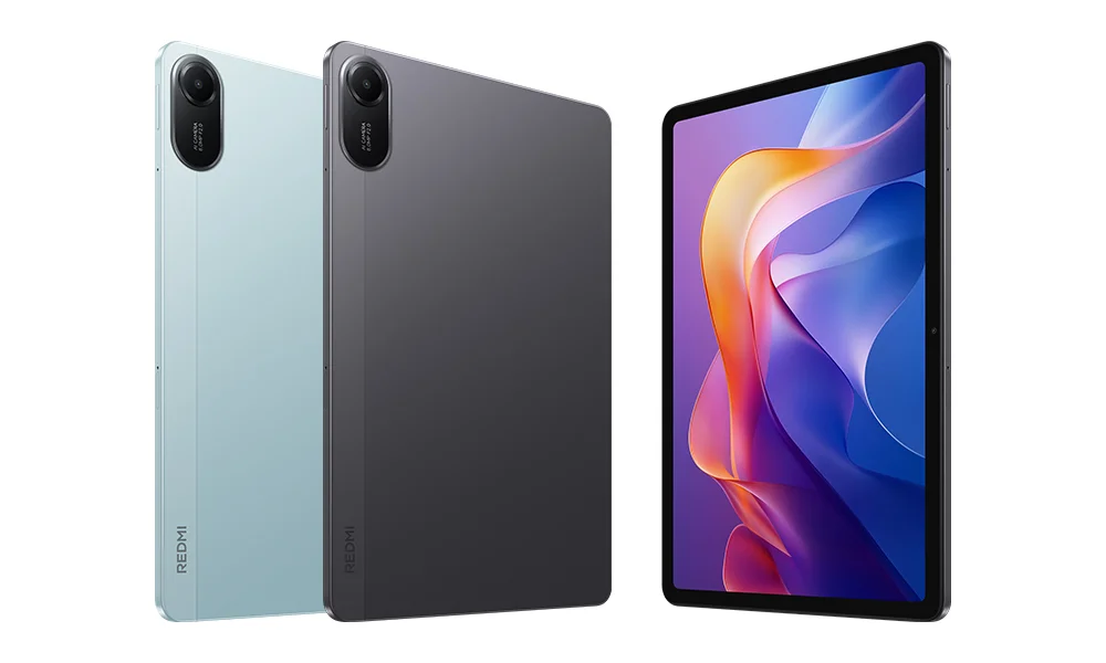 Xiaomi Redmi Pad 2 4G showing slim bezels and two-tone back design