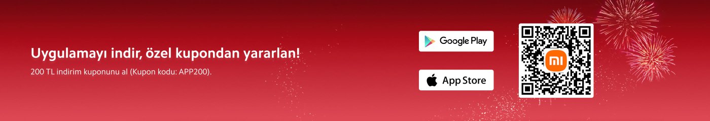 Uygulamayı indir, özel kupondan yararlan! 200 TL indirim kuponunu al (Kupon kodu: APP200). Ayrıca QR kodu ile uygulamayı indirilebilir.