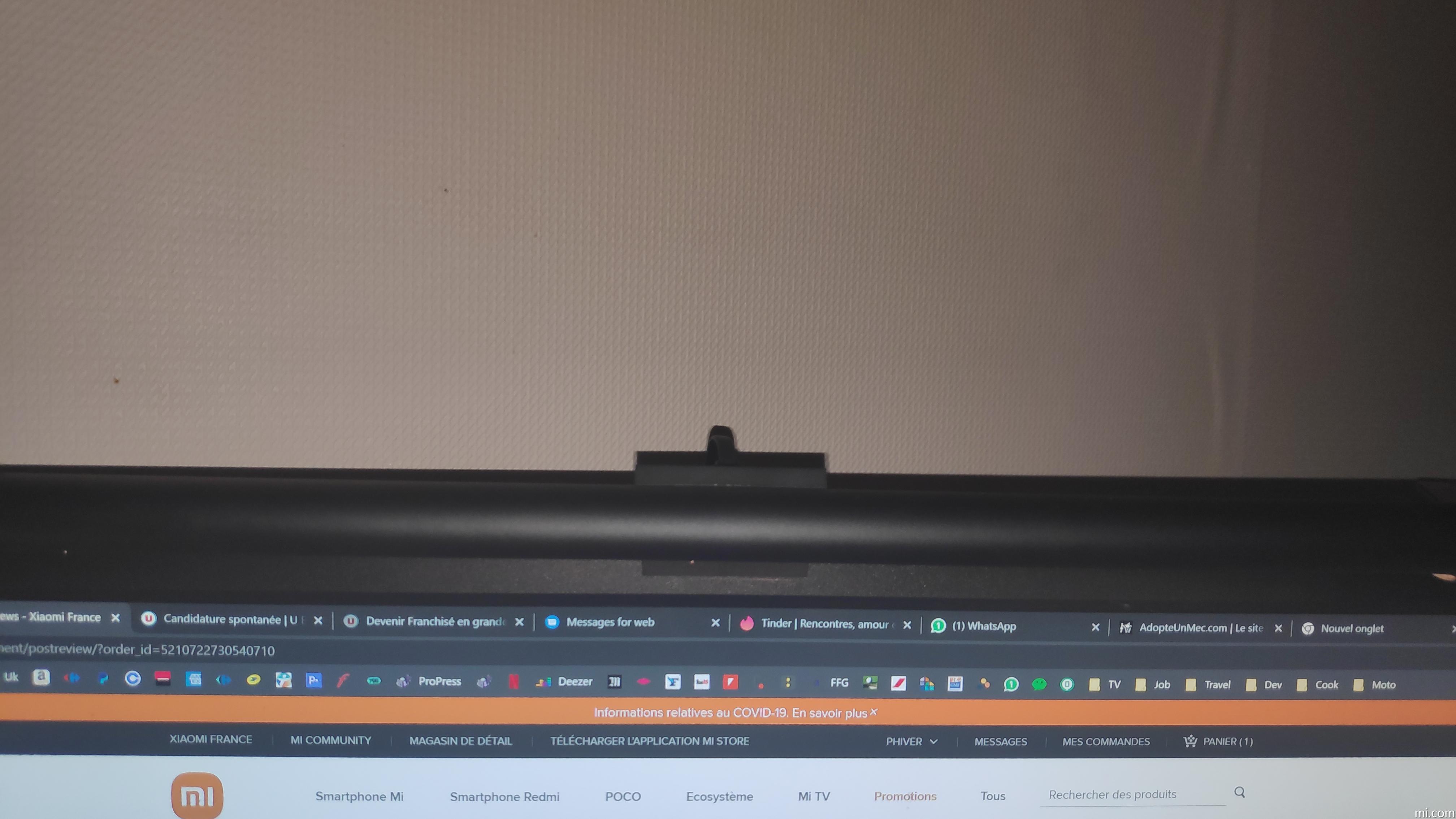 Manuel d'utilisation de la barre lumineuse pour moniteur d'ordinateur  Xiaomi Mi