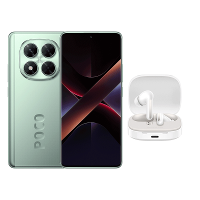 POCO X7 5G 12 GB & 512 GB & REDMI Buds 6 Cloud White