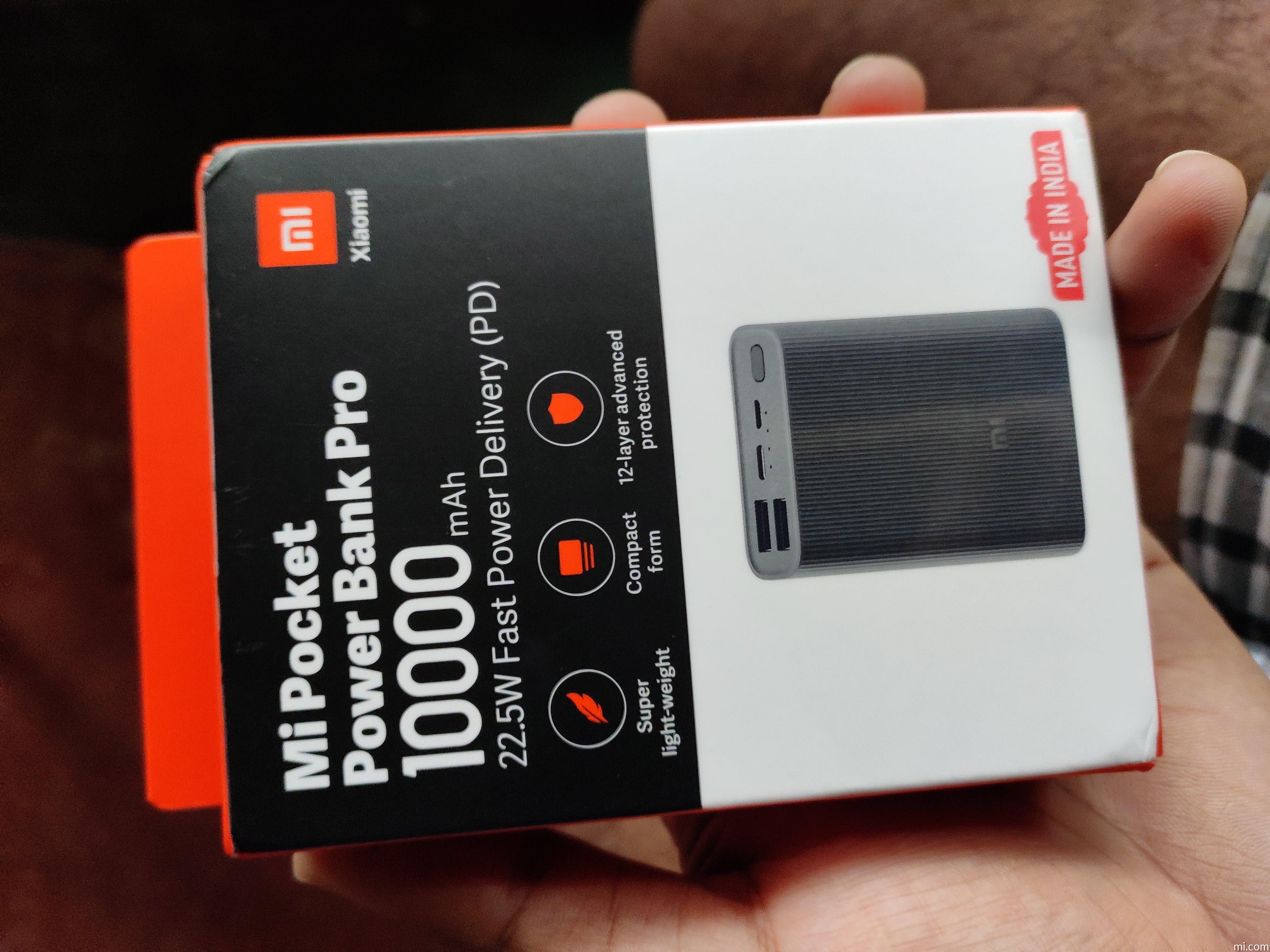 ✓ Batterie Externe/Power Bank Xiaomi Pocket Edition Pro 10000 mAh