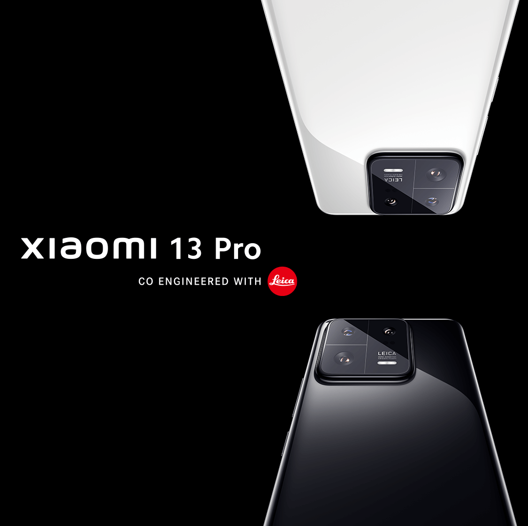 Xiaomi 13 and Xiaomi 13 Pro with Snapdragon 8 Gen 2, Leica optics, IP68  waterproof body go global