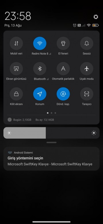 Redmi Note 8 Pro Miui 12 Guncellemesi Bildirim Paneli Degismedi Miui Genel Mi Community Xiaomi
