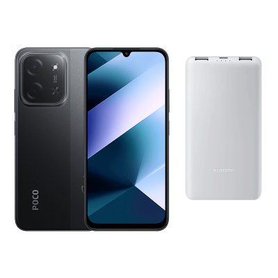 POCO C85 8 GB + 256 GB & Xiaomi Power Bank 10000mAh 22.5W Lite