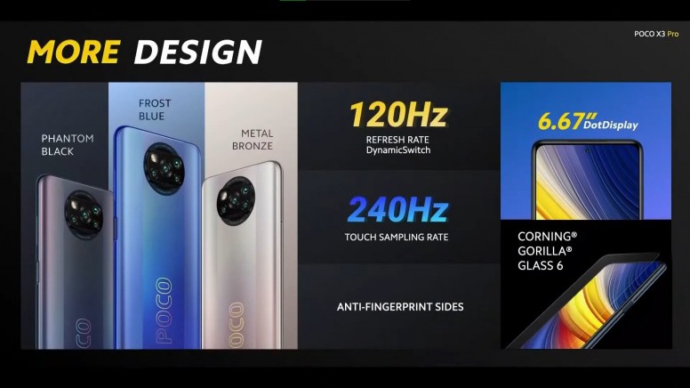 Poco lance sa nouvelle gamme 2021, le X3 Pro et le F3, les nouveaux monstres de la marque