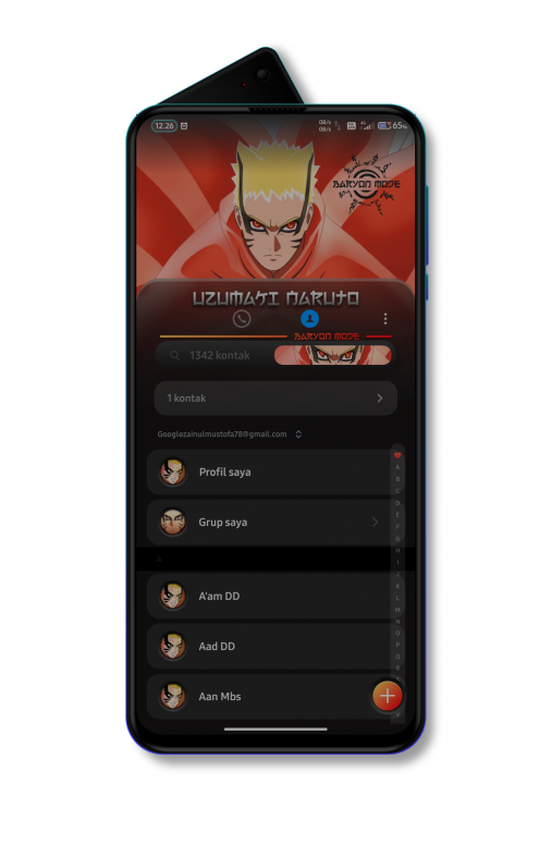 Tema Naruto Baryon Mode V12  By. Agung Graphics