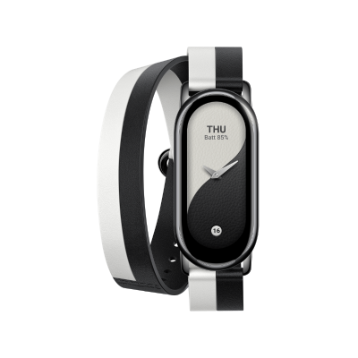 Xiaomi Smart Band 8 Double Wrap Strap Negro y blanco