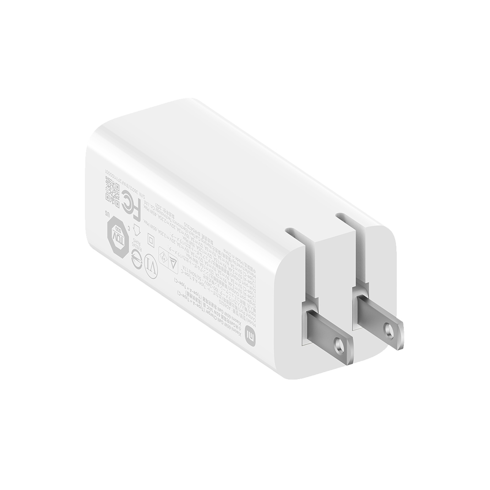 Xiaomi Cargador 65W 36012 USB USB C Blanco