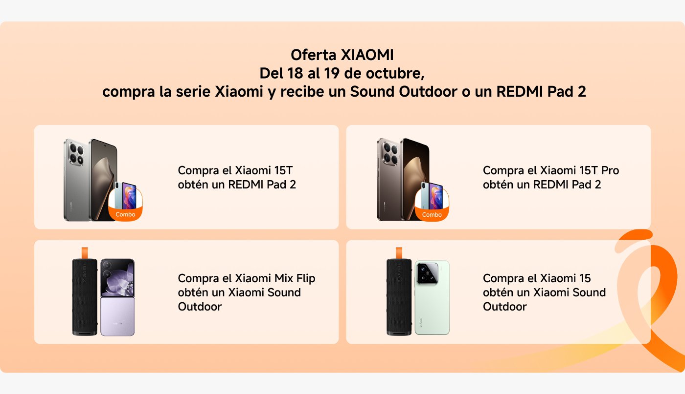 Promoción de REDMI: del 18 al 19 de octubre, al comprar la serie REDMI Note 14, puedes obtener una pulsera inteligente o auriculares Bluetooth. Al comprar diferentes modelos de teléfonos, puedes recibir diferentes obsequios, incluyendo el REDMI Watch 5 Active y el Xiaomi Smart Band 9 Active.