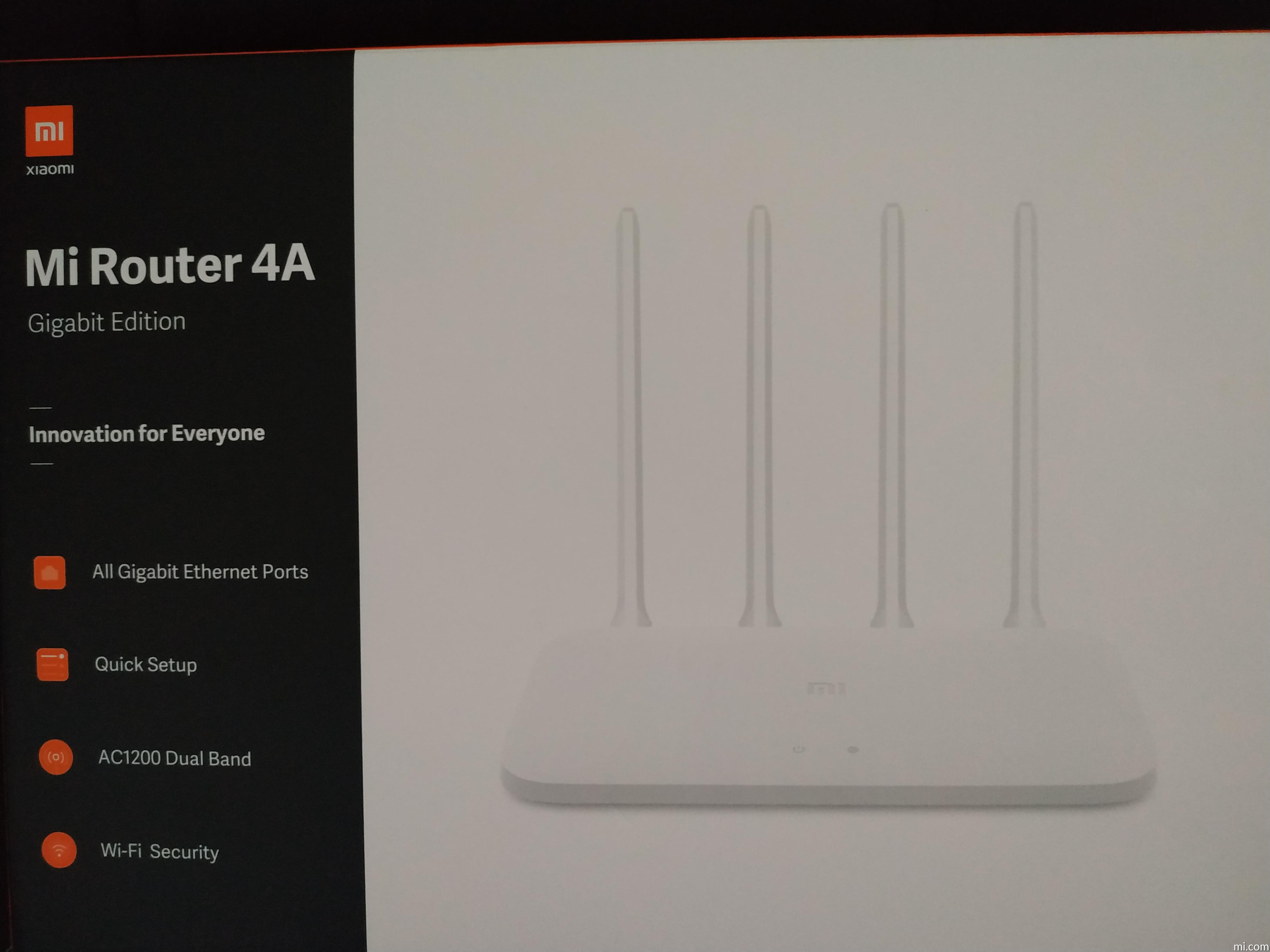 Xiaomi 4a gigabit edition