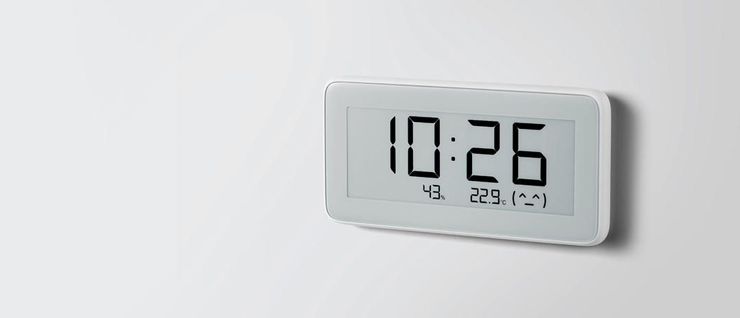 Heure d'alarme Horloge thermomètre Radio Température Température Meter Loud  Temperature and Humidity Display Clock - Noir