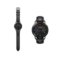 Xiaomi Watch 錶帶/錶圈 黑彩虹