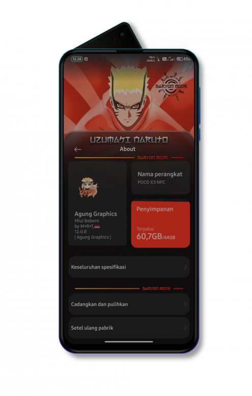 Tema Naruto Baryon Mode V12  By. Agung Graphics