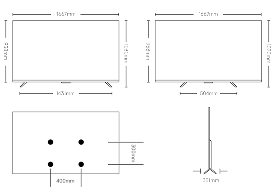 Xiaomi TV S Pro Mini LED 75'' 2026 Teknik Özellikler, Fonksiyonlar