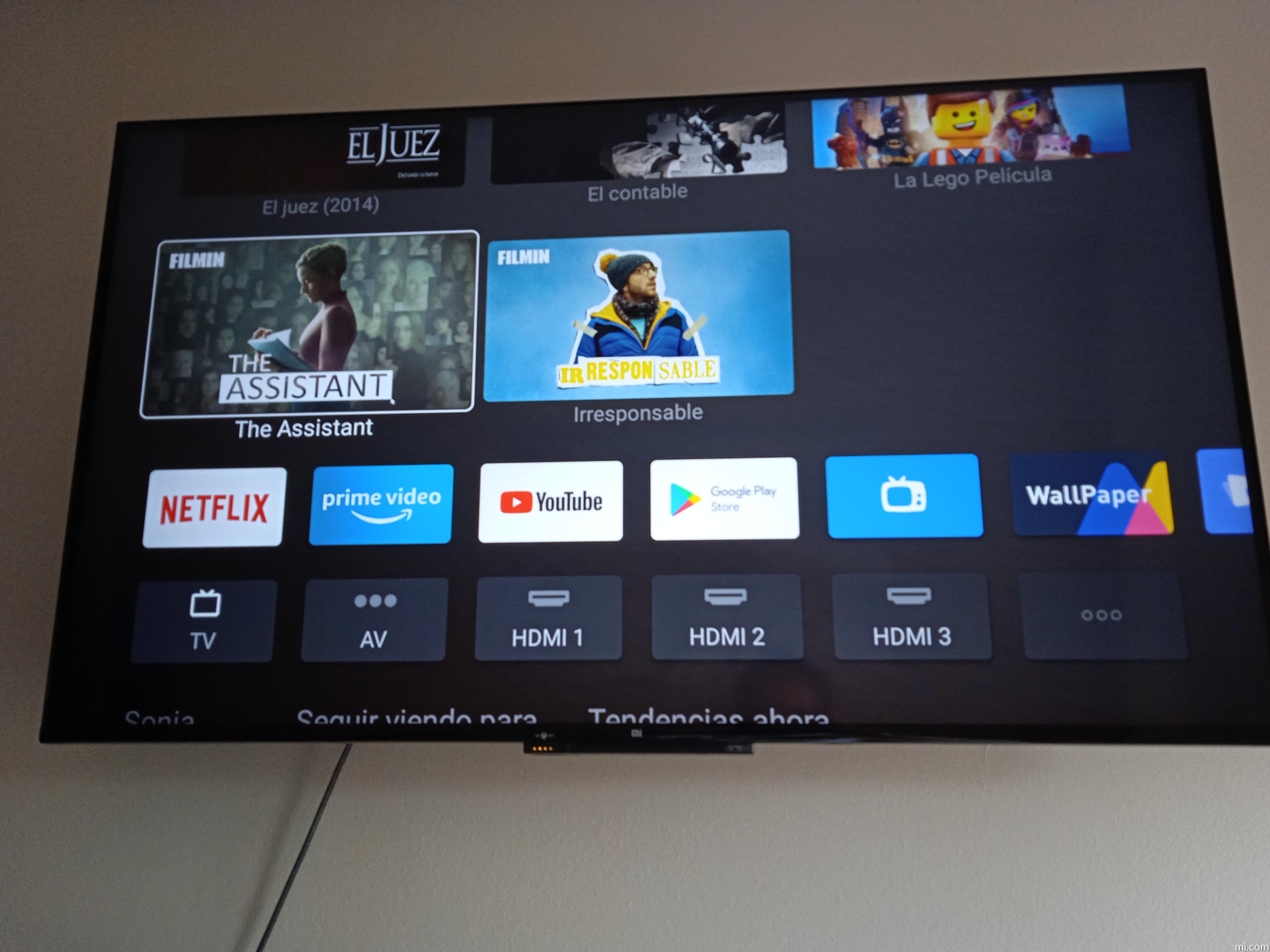Xiaomi Mi TV P1 43, rebajada con Android TV y 4K Dolby Vision