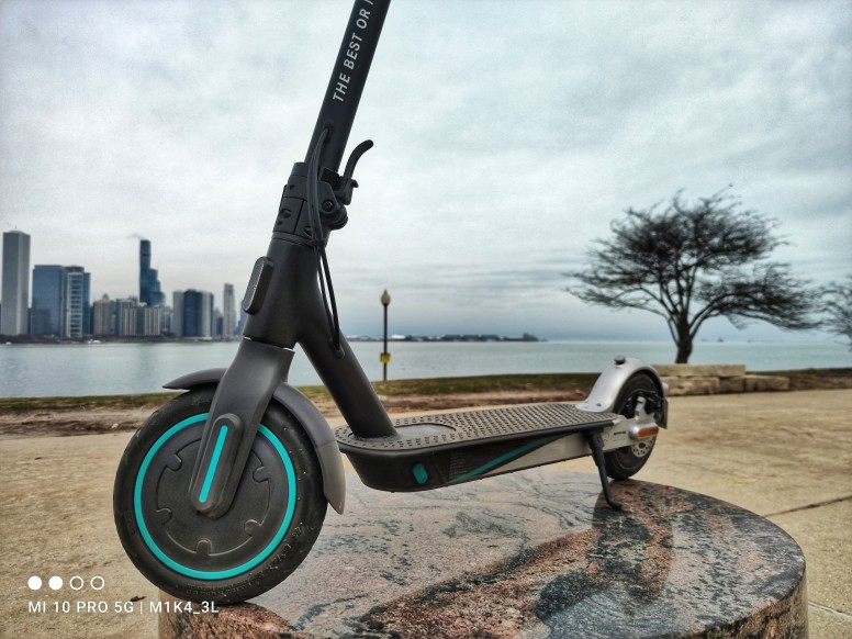 Playing around with the #MiElectricScooterPro2 Mercedes-AMG Petronas F1 Edition