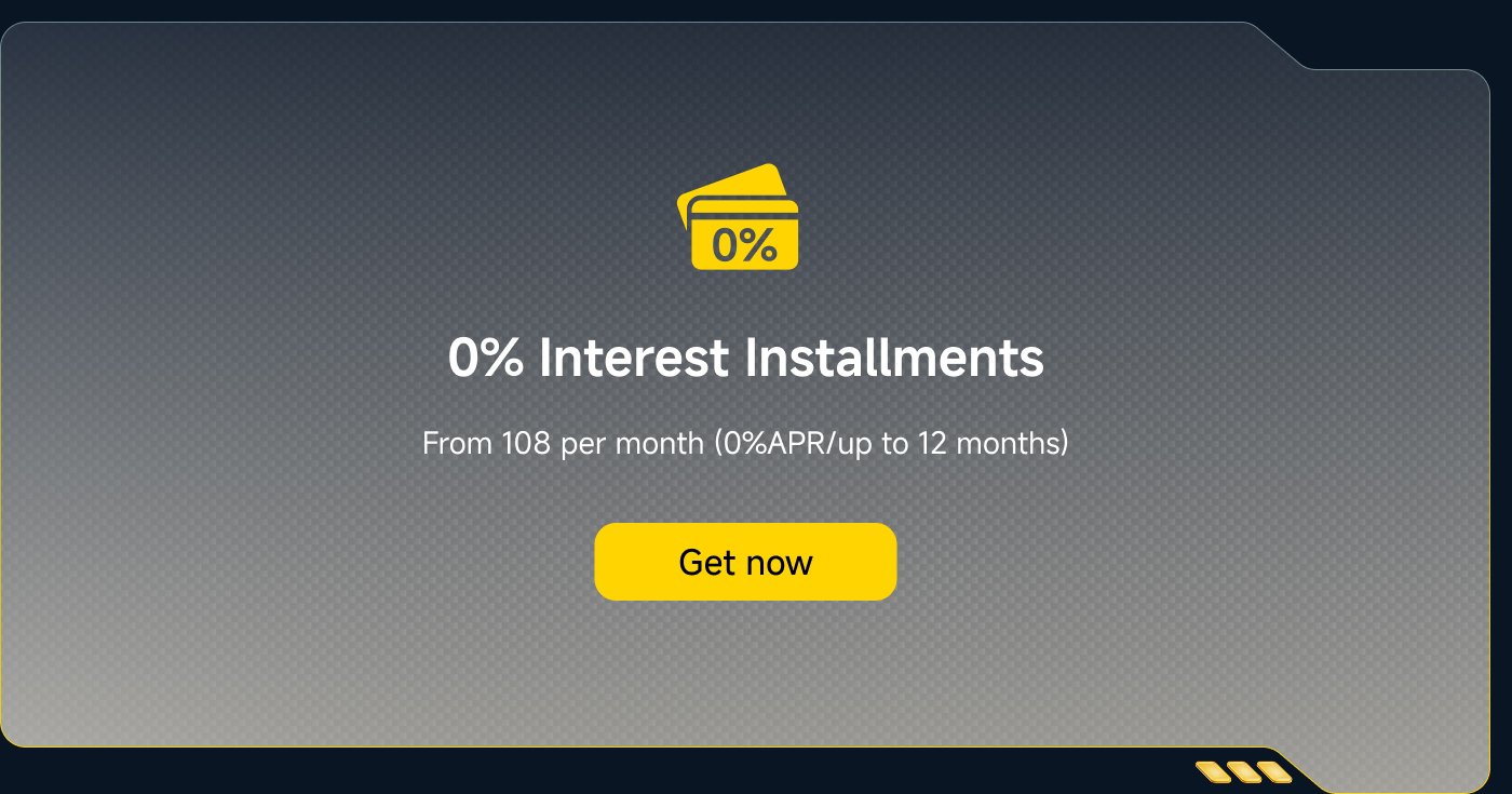 0% Faedah Ansuran  
Dari 108 sebulan (0% APR/hingga 12 bulan)  
Dapatkan sekarang