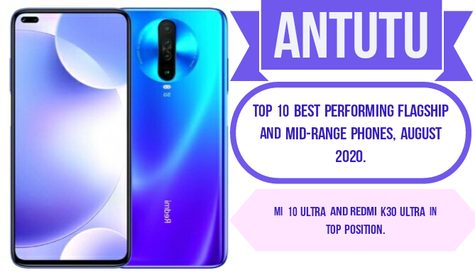 Antutu Top 10 Best Flagship And Mid Range Phones For August 2020 Mi 10 Ultra Top Position Tech Mi Community Xiaomi