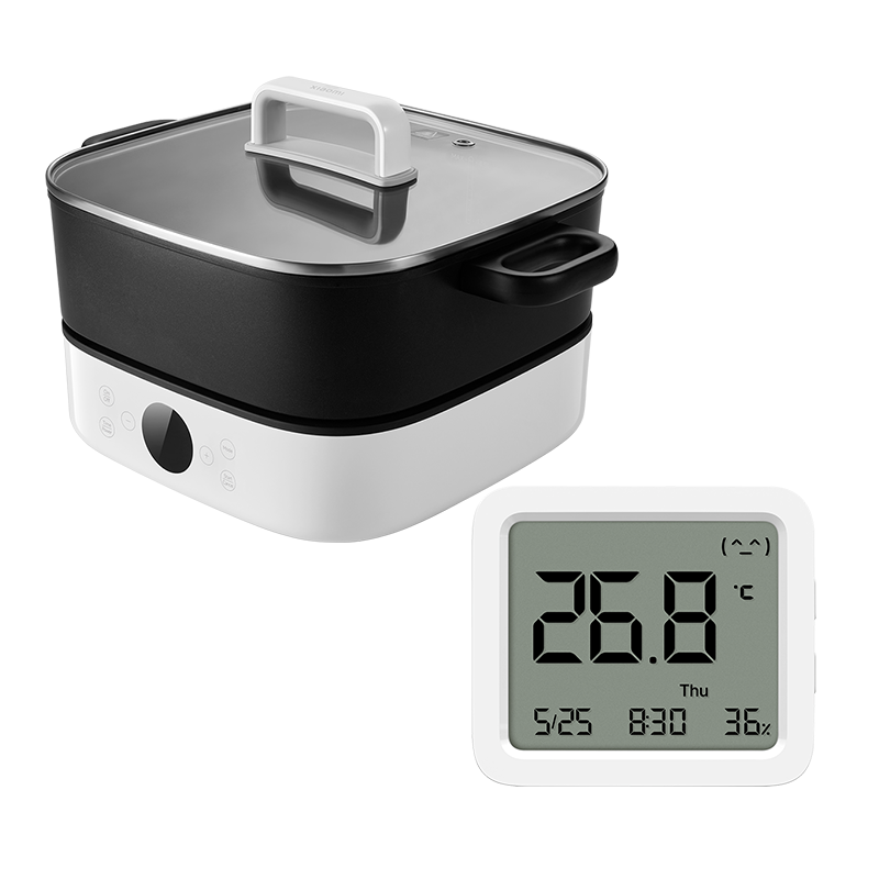Xiaomi Multifunctional Hot Pot Cooker 6L & Temperature and Humidity Monitor