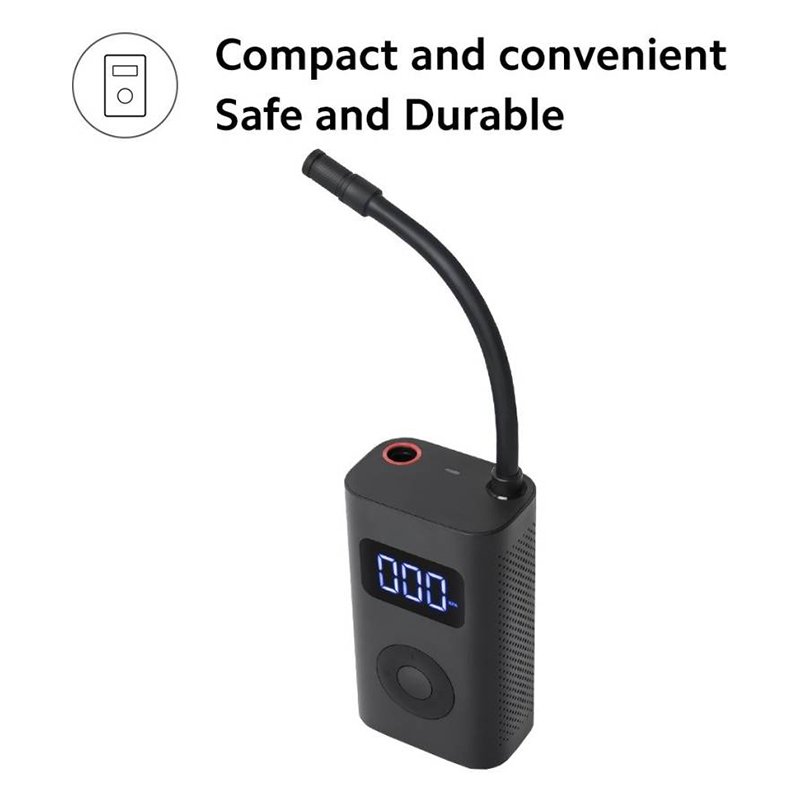  Xiaomi Portable Electric Air Compressor 1S, Tire Inflator  Electric Air Pump for Car Tires, 150 PSI Tire Pump, Cordless Tire Inflation  with Digital Tire Pressure Detection for Car, Bike, Ball 