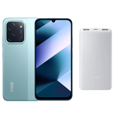 POCO C85 6 GB + 128 GB & Xiaomi Power Bank 10000mAh 22.5W Lite