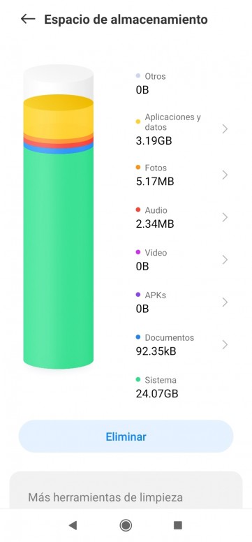 Almacenamiento lleno por sistemas - Redmi 9A - Mi Community - Xiaomi