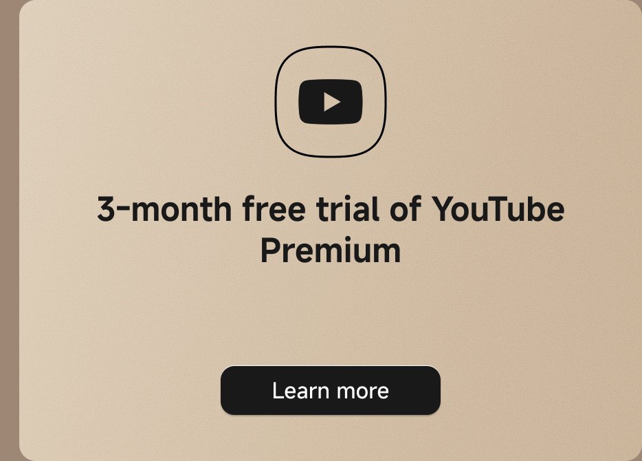 3-month free trial of YouTube Premium. Learn more.