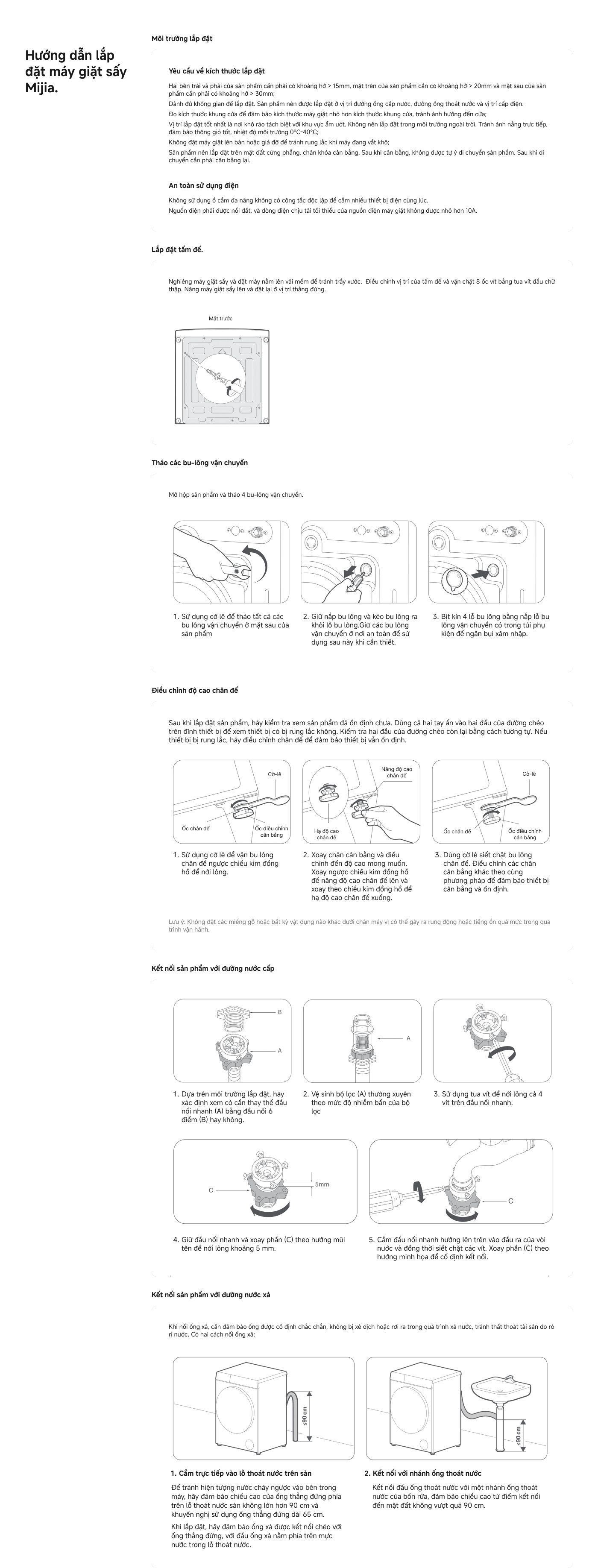 Nội dung của hướng dẫn sử dụng bao gồm cách sử dụng sản phẩm, các bước lắp đặt và lưu ý. Hướng dẫn cách vận hành và bảo trì thiết bị một cách chính xác, đảm bảo an toàn và hiệu suất hiệu quả. Hình minh họa trình bày quy trình thao tác và chi tiết của từng thành phần.