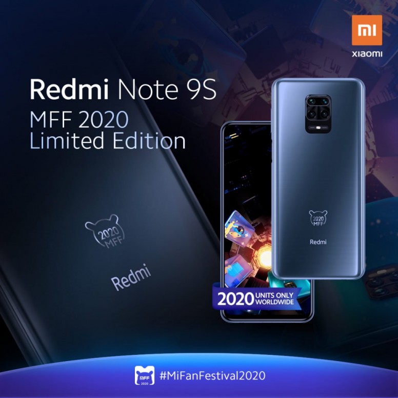 Представлено смартфон Redmi Note 9S MFF 2020 Limited Edition
