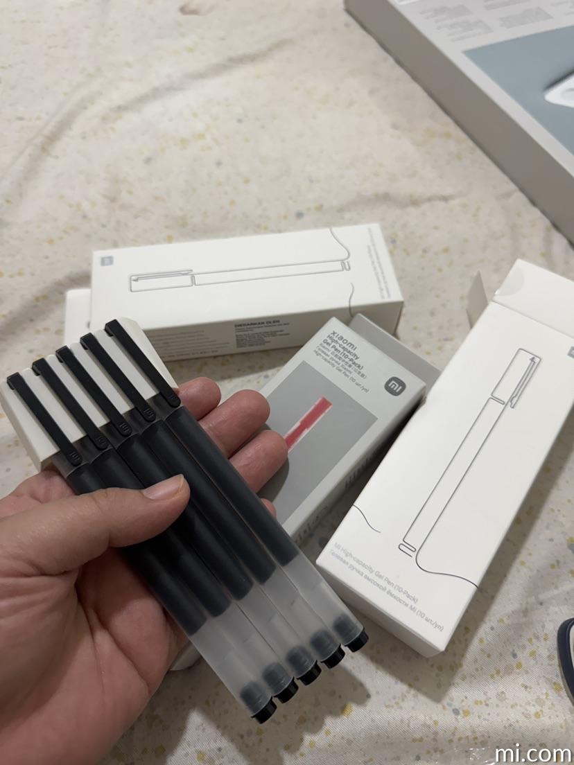 Penne A Gel Mi High-Capacity - Confezione Da 10 Penne A Sfera Con Inchiostro Ad Alta Capacità - Foto 2