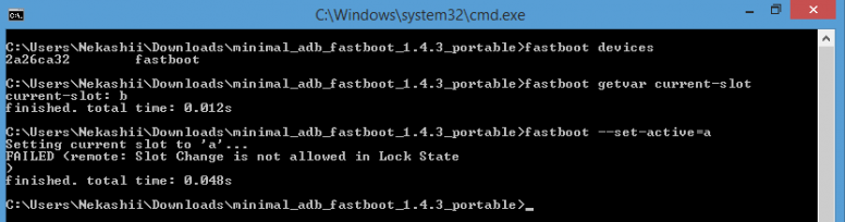 minimal adb fastboot for bricked device