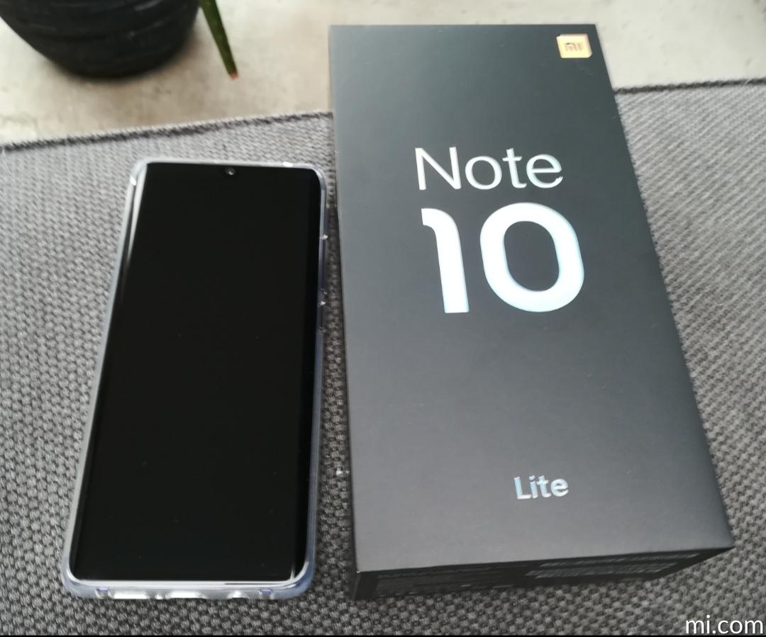 Vitre Arrière De Remplacement Pour Xiaomi Mi Note 10 Lite - Couleur Blanc/noir/violet - Neuf