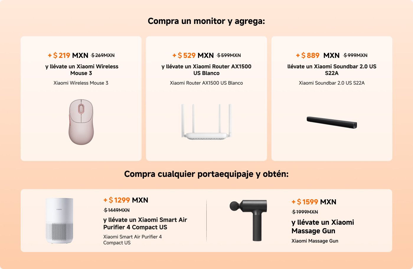 La imagen muestra información promocional sobre las ofertas nocturnas, que incluye los precios, descuentos y stock limitado de varios productos electrónicos. Los productos incluyen teléfonos Redmi, auriculares, tabletas y relojes, y las ofertas están disponibles desde el 6 hasta el 31 de agosto.