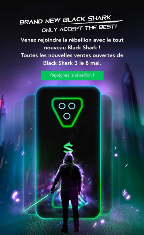 Le Blackshark 3 débarque en Europe