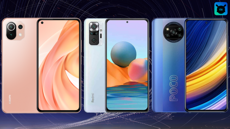 ข้อเปรียบเทียบสเปค Mi 11 Lite vs Redmi Note 10 Pro vs POCO