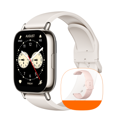 REDMI Watch 5 Lite Золотой +  REDMI Watch TPU Strap Розовый