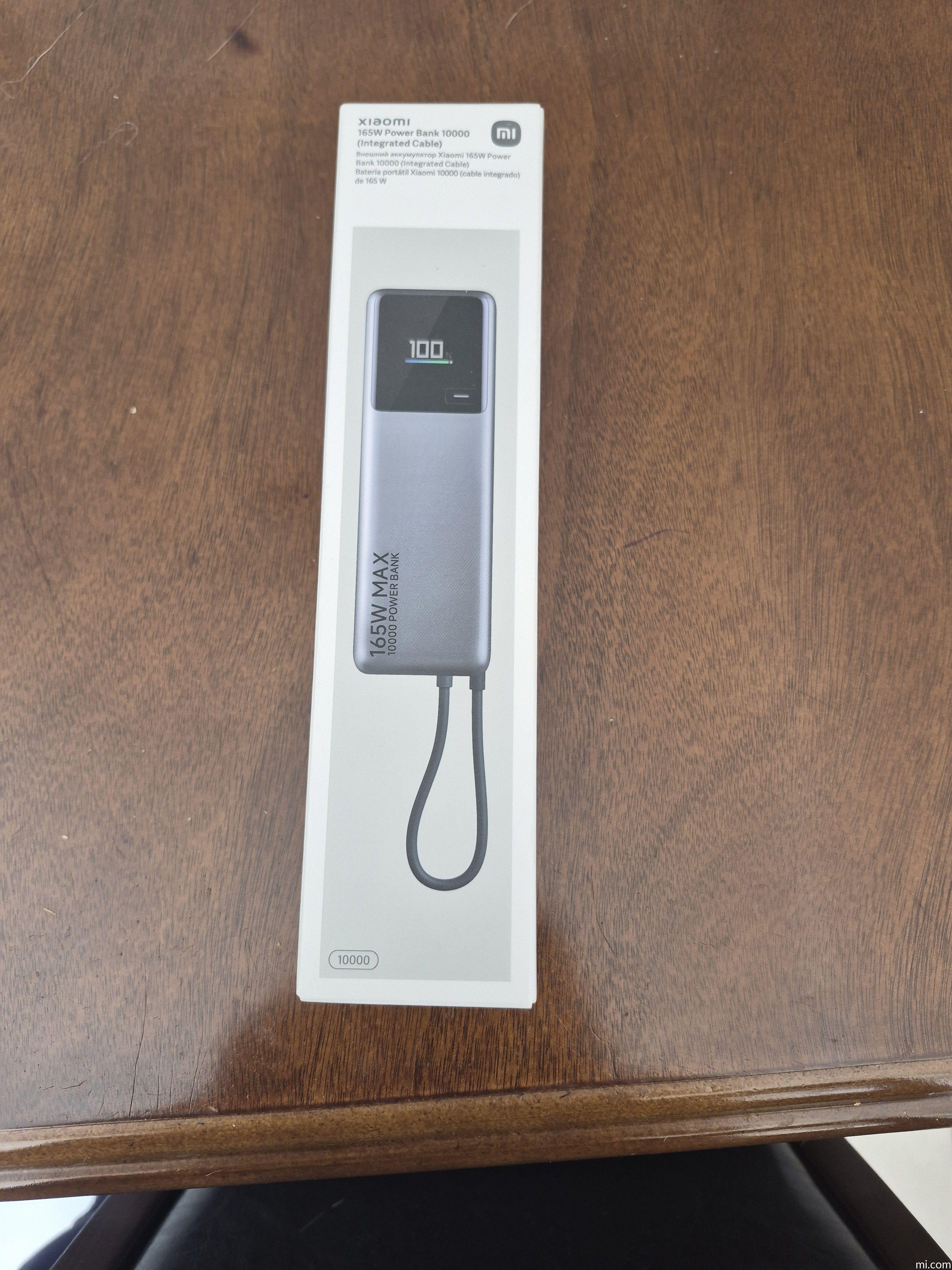 Xiaomi 165W Power Bank 10000mAh (Integrated Cable) GL