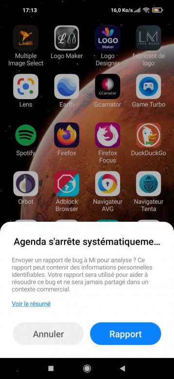 Service google play s arrete systematiquement