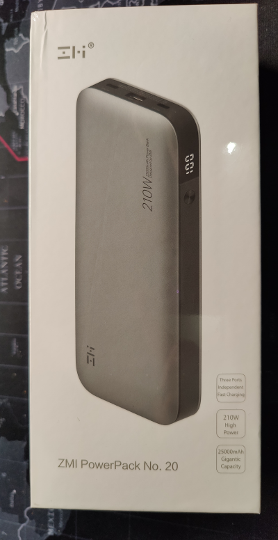 Unboxing de la ZMI No. 20, 25000mAH / 210W