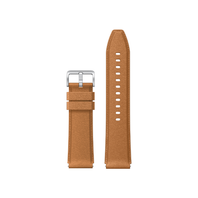Xiaomi Watch S1 Strap Leather Kahverengi