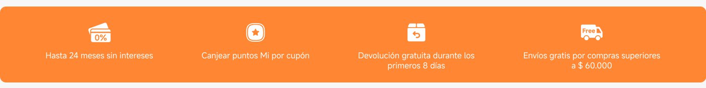 Gana cupones para tu próxima compra. Compra productos AIoT por $99k / $199k / $1999k y recibe cupones de $5k / $10k / $100k.