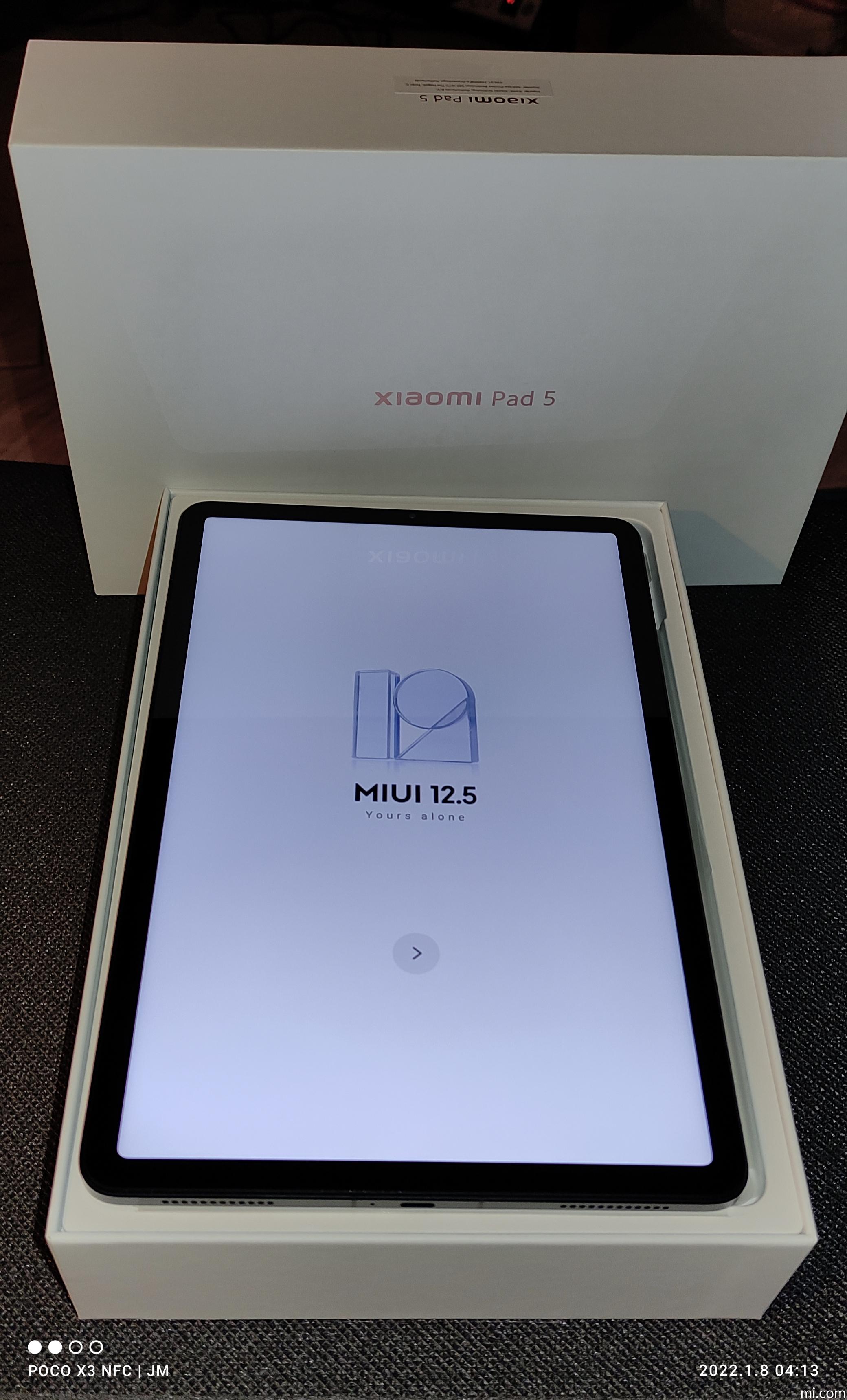 Tablette tactile Xiaomi mi pad 5 6go 128go gris cosmique wifi version  européenne